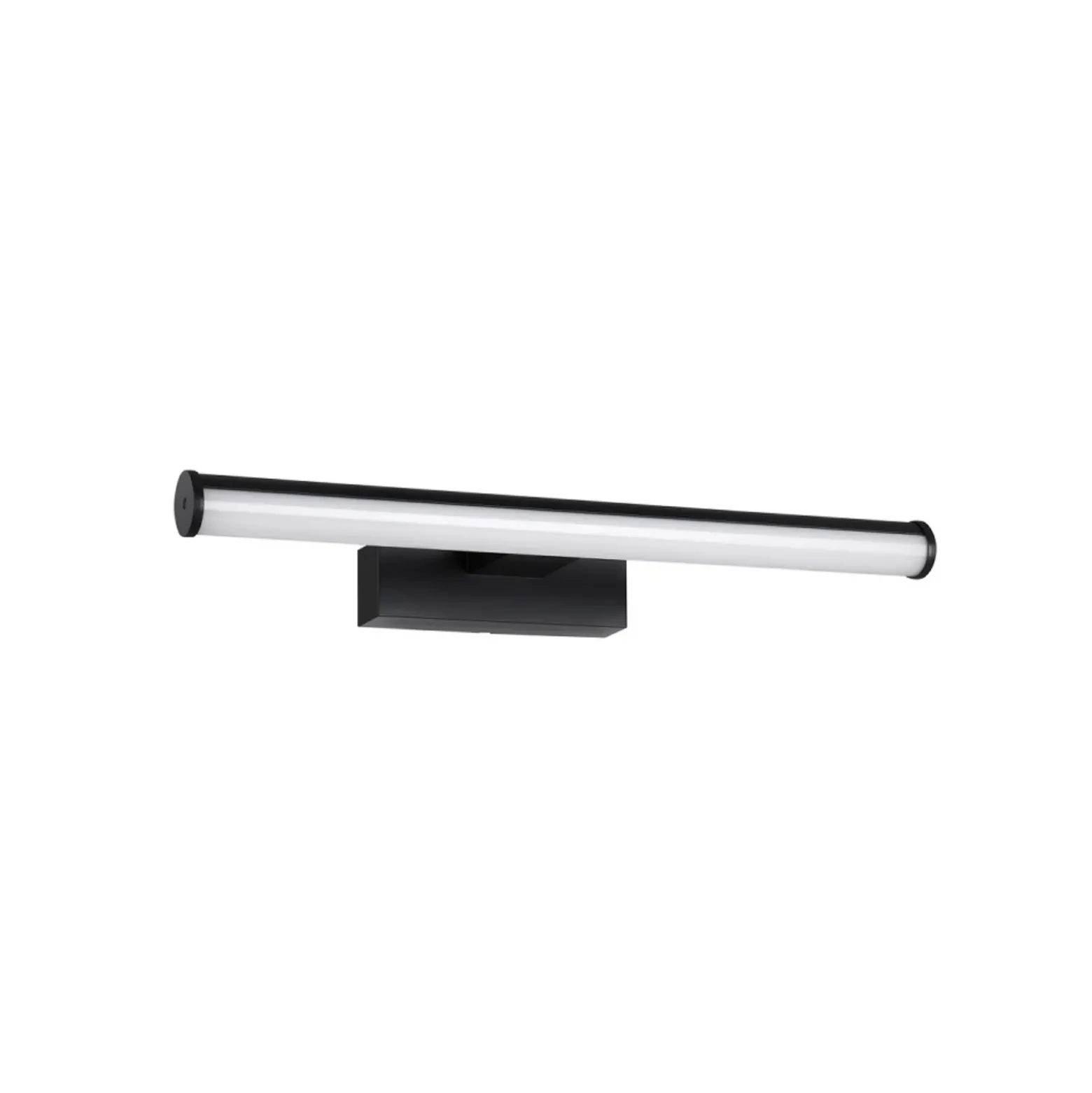 Aplique de pared LED EGLO VADUMI, 40 cm de ancho, negro, IP44