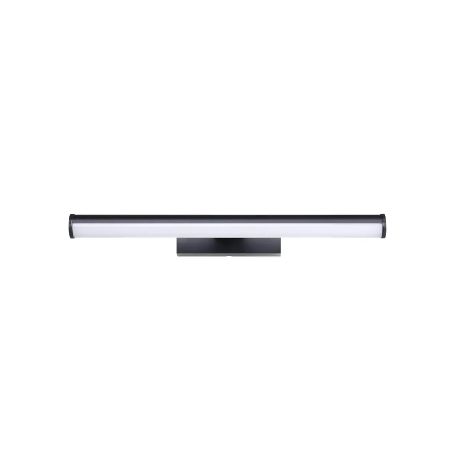 Aplique de pared LED EGLO VADUMI, 40 cm de ancho, negro, IP44