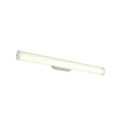 Aplique de pared LED Ernesto, blanco mate, 60 cm de ancho, 4.000 K, IP44