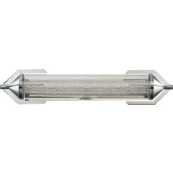 Aplique de pared LED ESPADA, cromado pulido, ancho 70 cm, metal, IP44