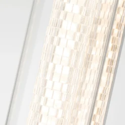 Aplique de pared LED ESPADA, cromado pulido, ancho 70 cm, metal, IP44