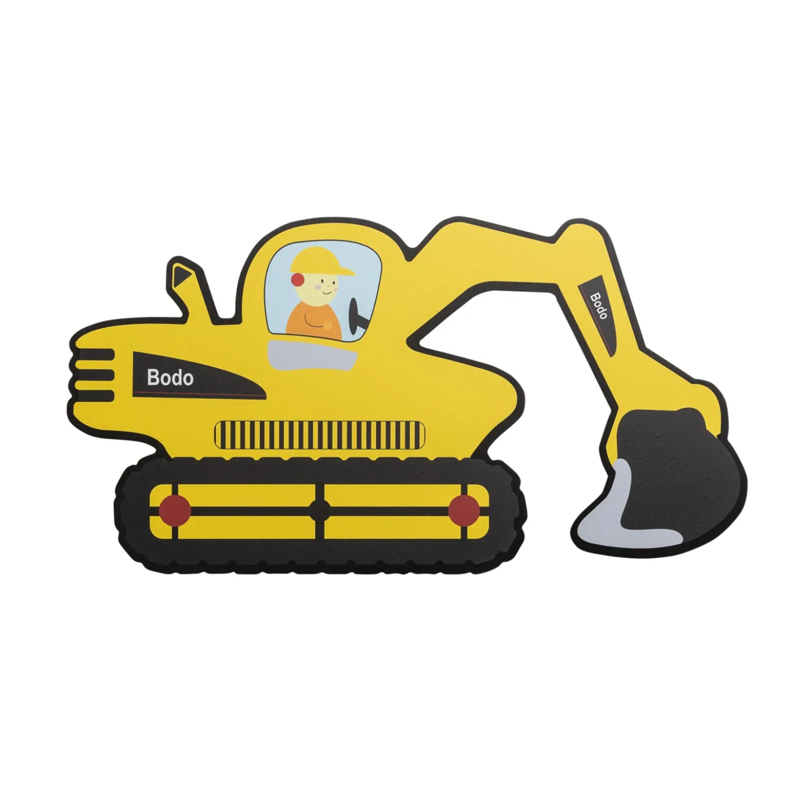 Aplique de pared LED excavadora con enchufe, amarillo, atenuable