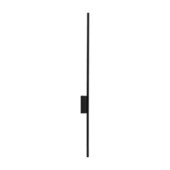 Aplique de pared LED Flash, negro, altura 108 cm metal 1 luz