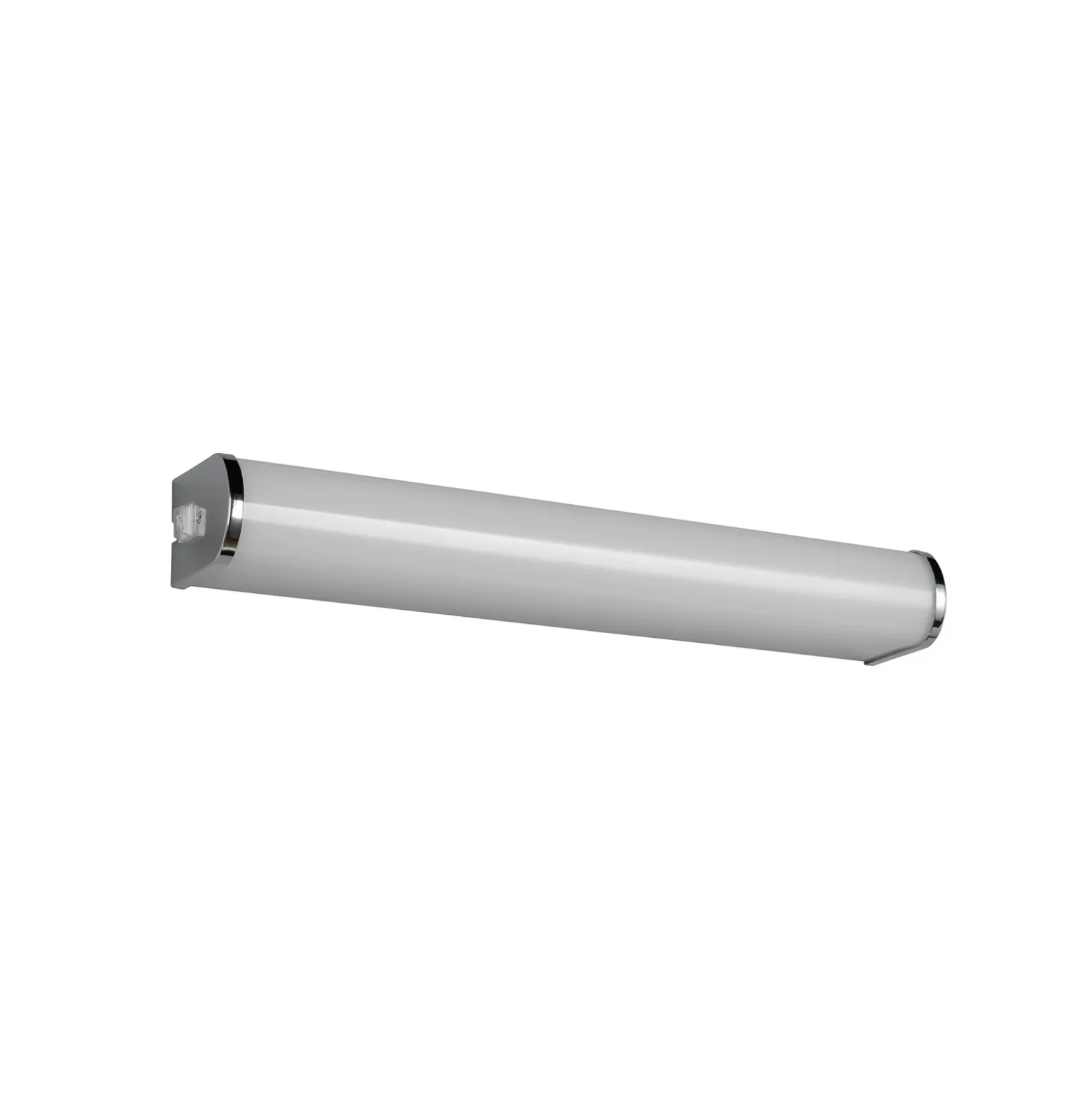 Aplique de pared LED Giacomo, 41 cm de ancho, cromado, metal, IP44