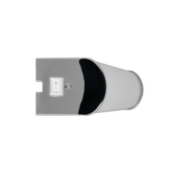 Aplique de pared LED Giacomo, 41 cm de ancho, cromado, metal, IP44