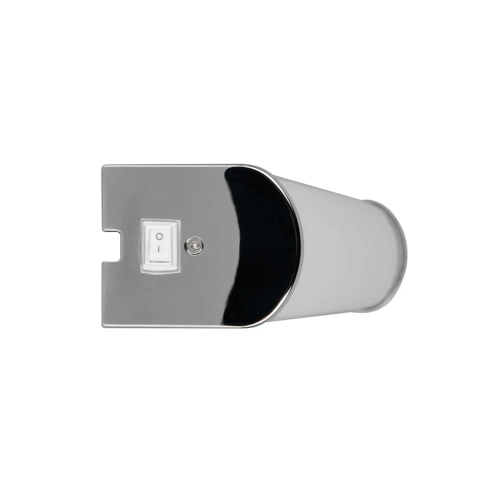 Aplique de pared LED Giacomo, 41 cm de ancho, cromado, metal, IP44