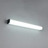 Aplique de pared LED Giacomo, 60 cm de ancho, negro, metal, IP44