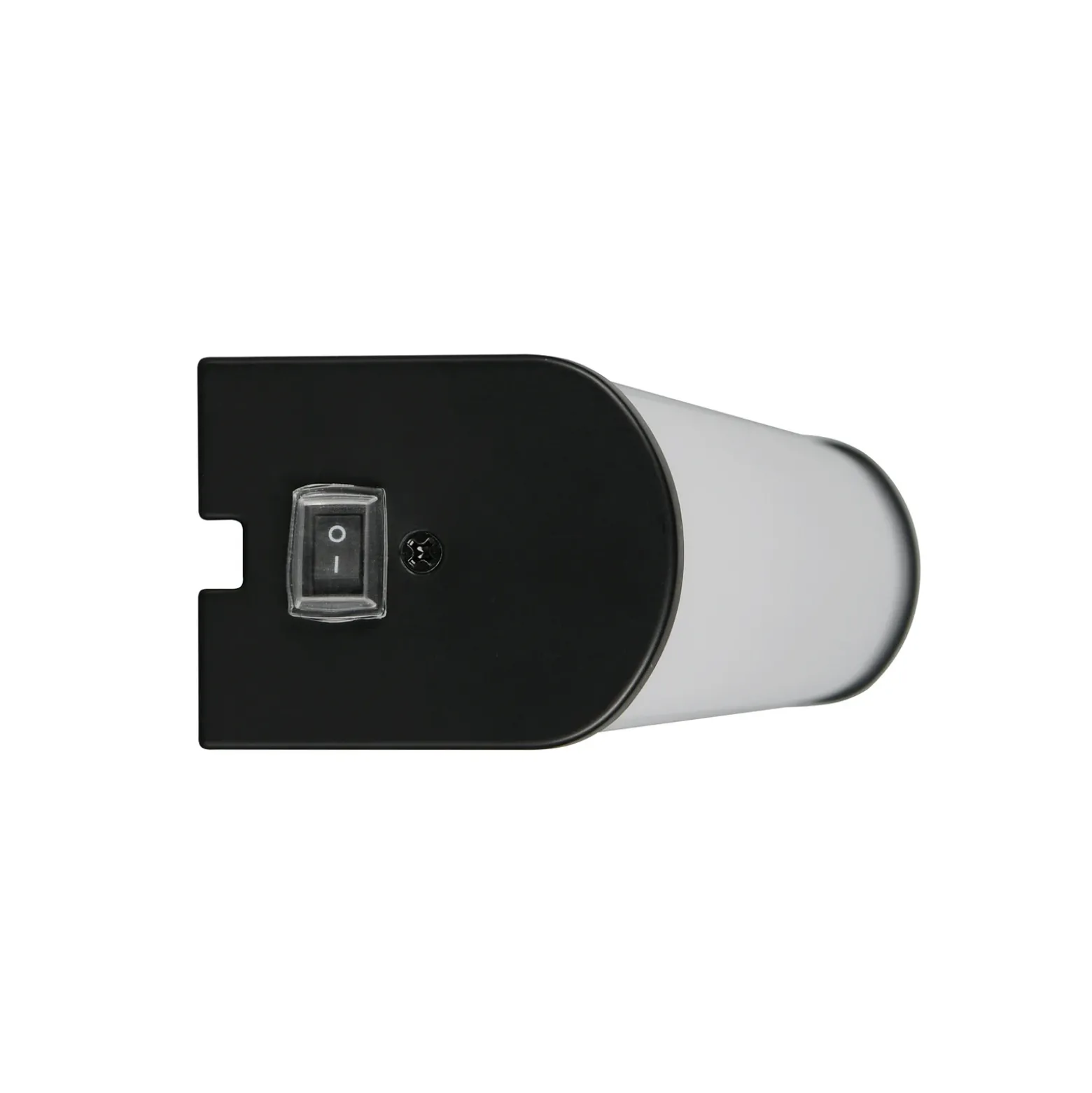 Aplique de pared LED Giacomo, 60 cm de ancho, negro, metal, IP44