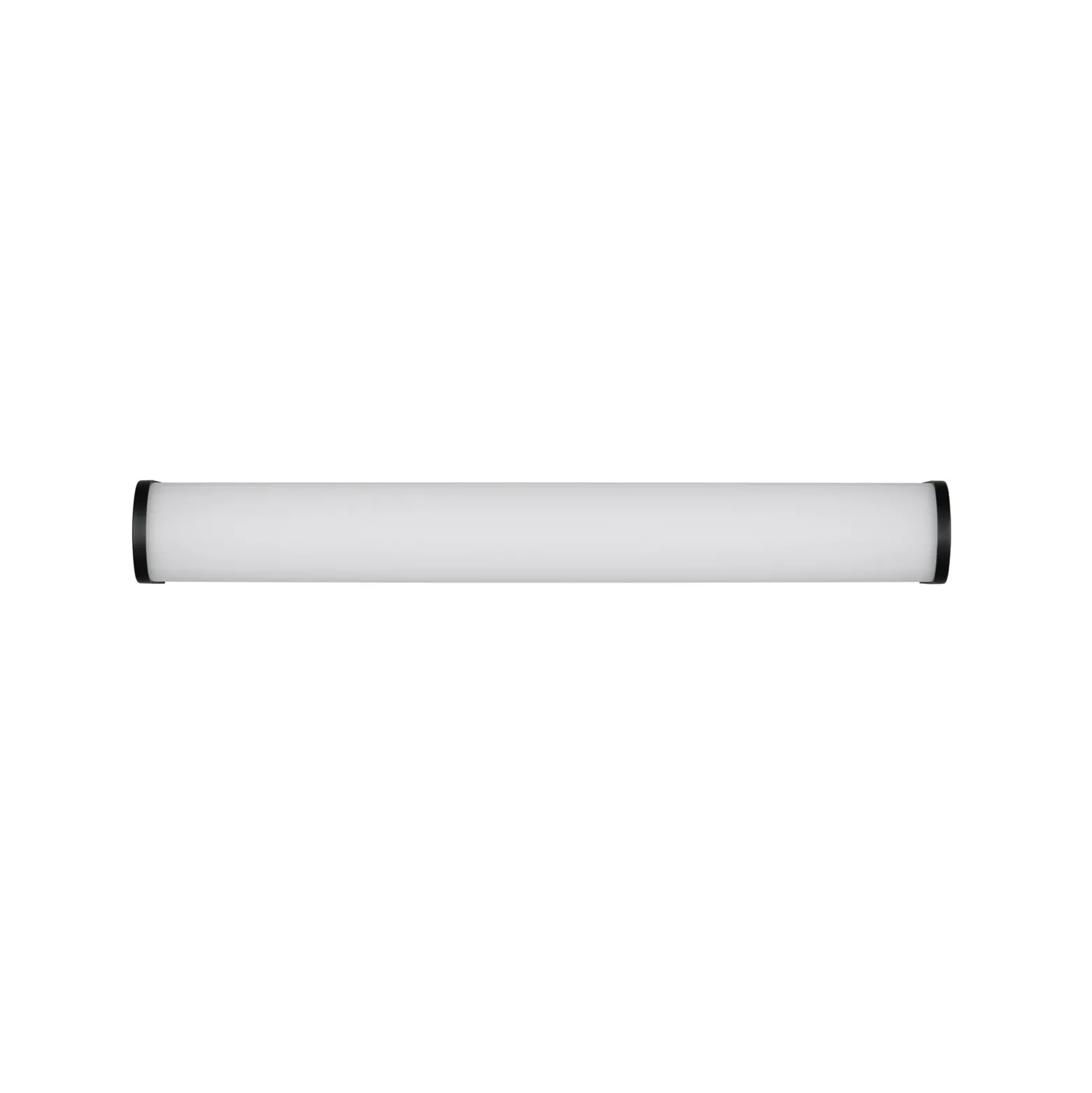 Aplique de pared LED Giacomo, 41 cm de ancho, negro, metal, IP44