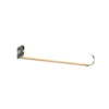 Aplique de pared LED Giacomo, 41 cm de ancho, cromado, metal, IP44