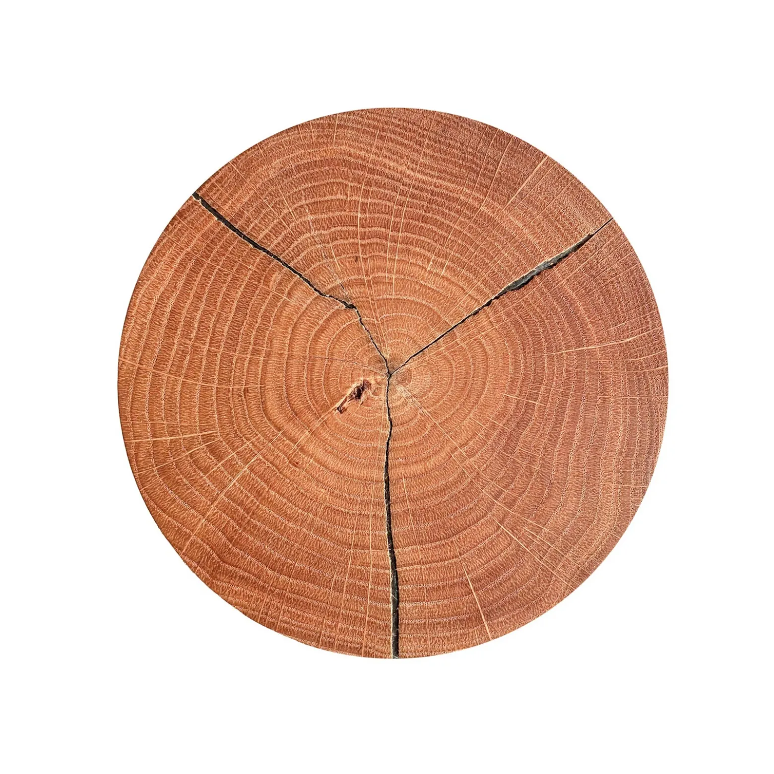 Aplique de pared LED Havana S, madera de frente/metal, Ø 19 cm