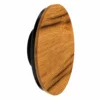 Aplique de pared LED Havana S, roble con nudos/metal, Ø 19 cm, IP44
