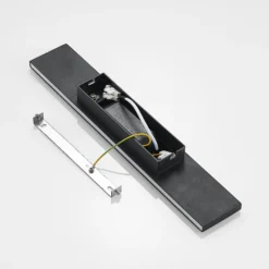 Aplique de pared LED Ignazia de Lindby, 47cm, negro, metal, arriba/abajo