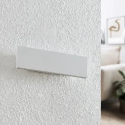 Aplique de pared LED Ignazia de Lindby, 28 cm, blanco, metal, arriba/abajo