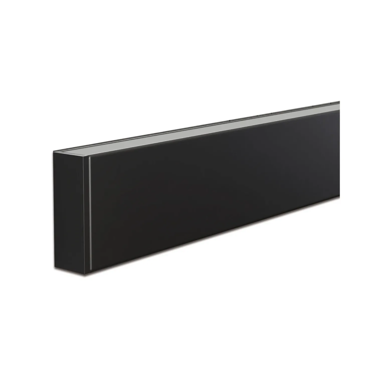 Aplique de pared LED Intero-Line, negro, 120 cm, aluminio, CCT arriba/abajo