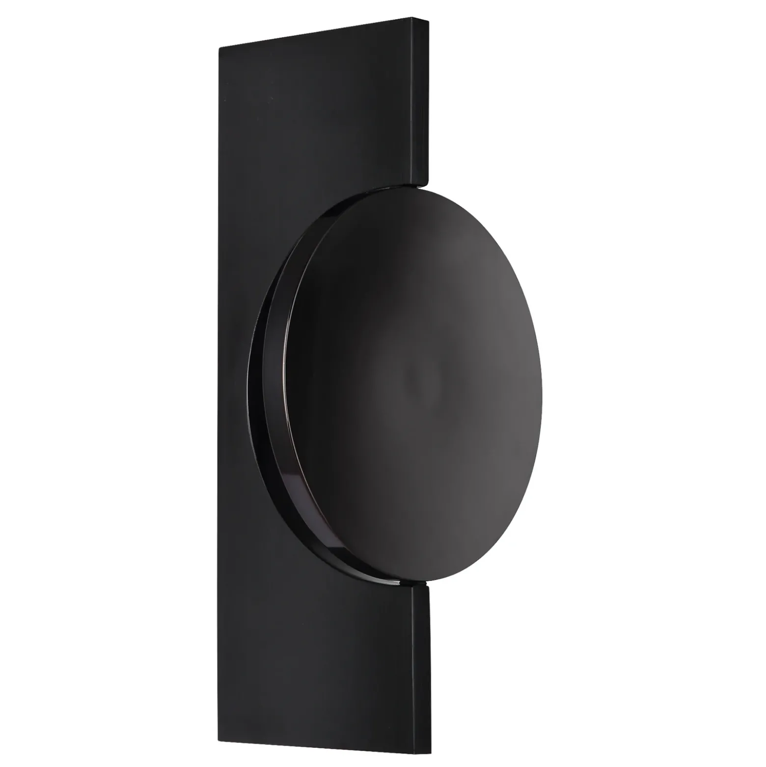Aplique de pared LED Jasper, altura 28 cm, negro mate, metal