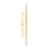 Aplique de pared LED Jillian, blanco mate, Ø 30 cm, piedra