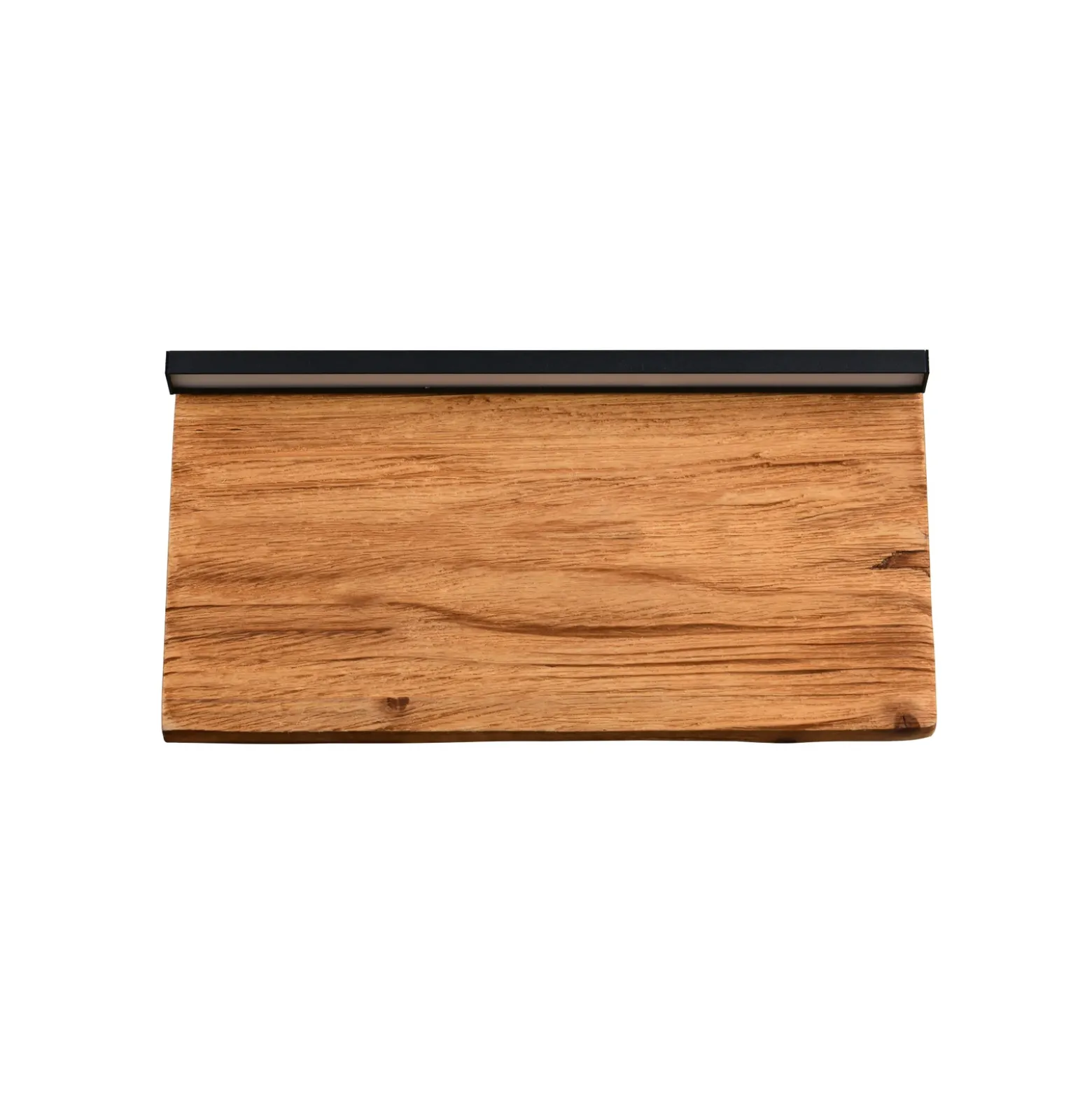Aplique de pared LED Kalea, ancho 30 cm, color madera, madera