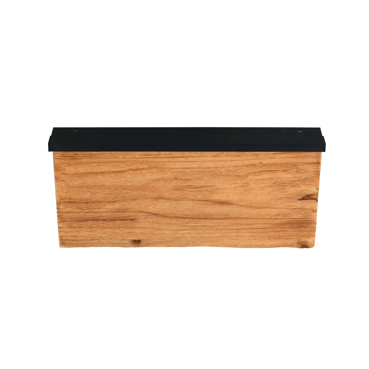 Aplique de pared LED Kalea, ancho 30 cm, color madera, madera
