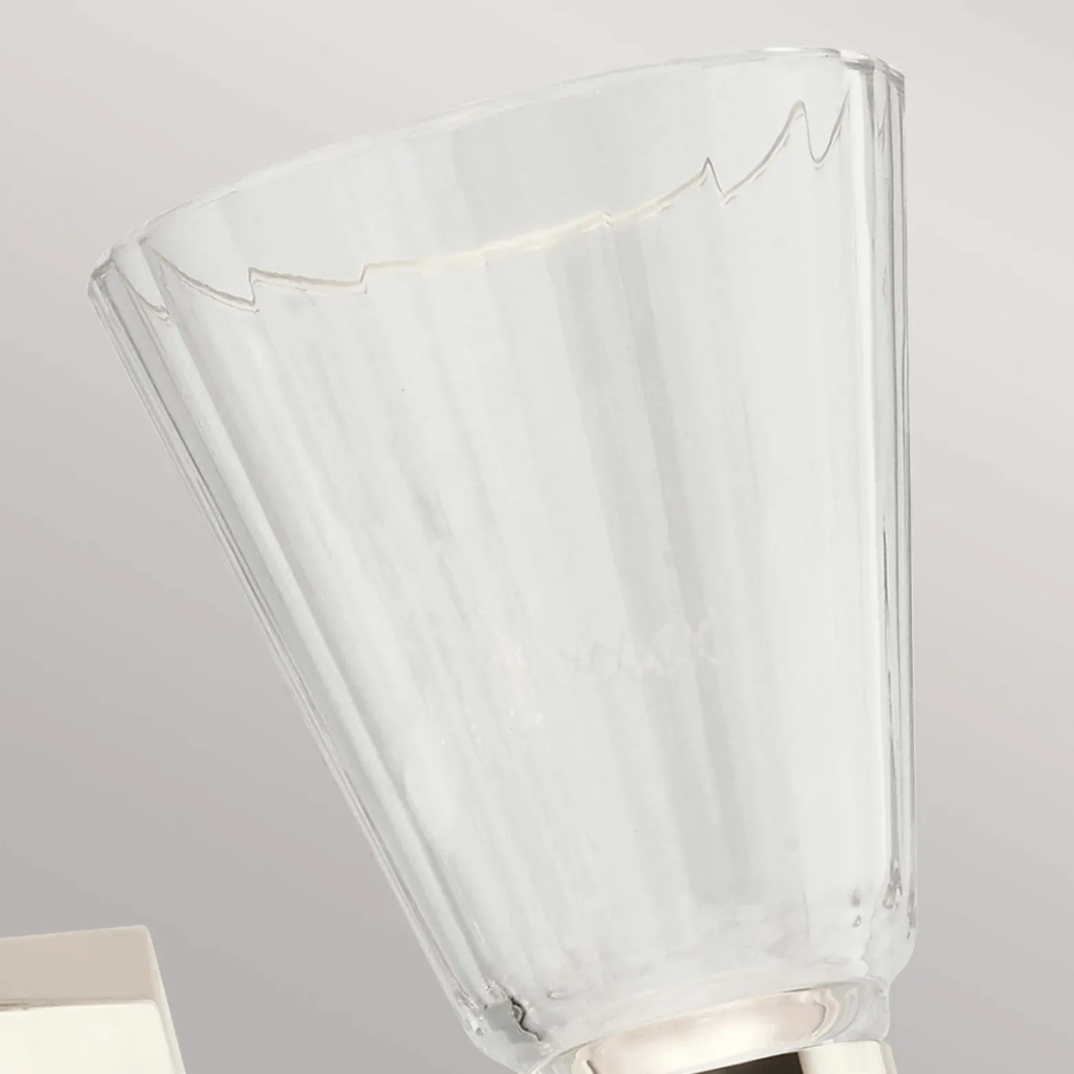Aplique de pared LED Kayva, IP44, 2 luces, níquel pulido