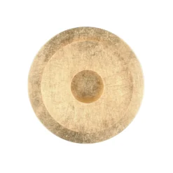 Aplique de pared LED Leano, lente redonda, dorado, indirecto
