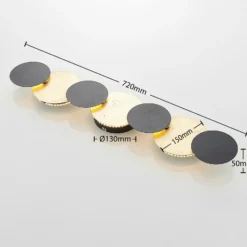 Aplique de pared LED Lindby Grazyna, 72 cm, 7 luces, regulable