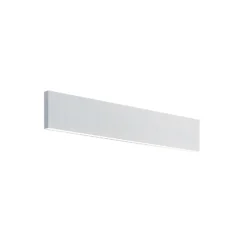 Aplique de pared LED Lindby Ignazia, 47 cm, blanco, metal, luz hacia