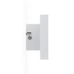 Aplique de pared LED Lindby Ignazia, 47 cm, blanco, metal, luz hacia