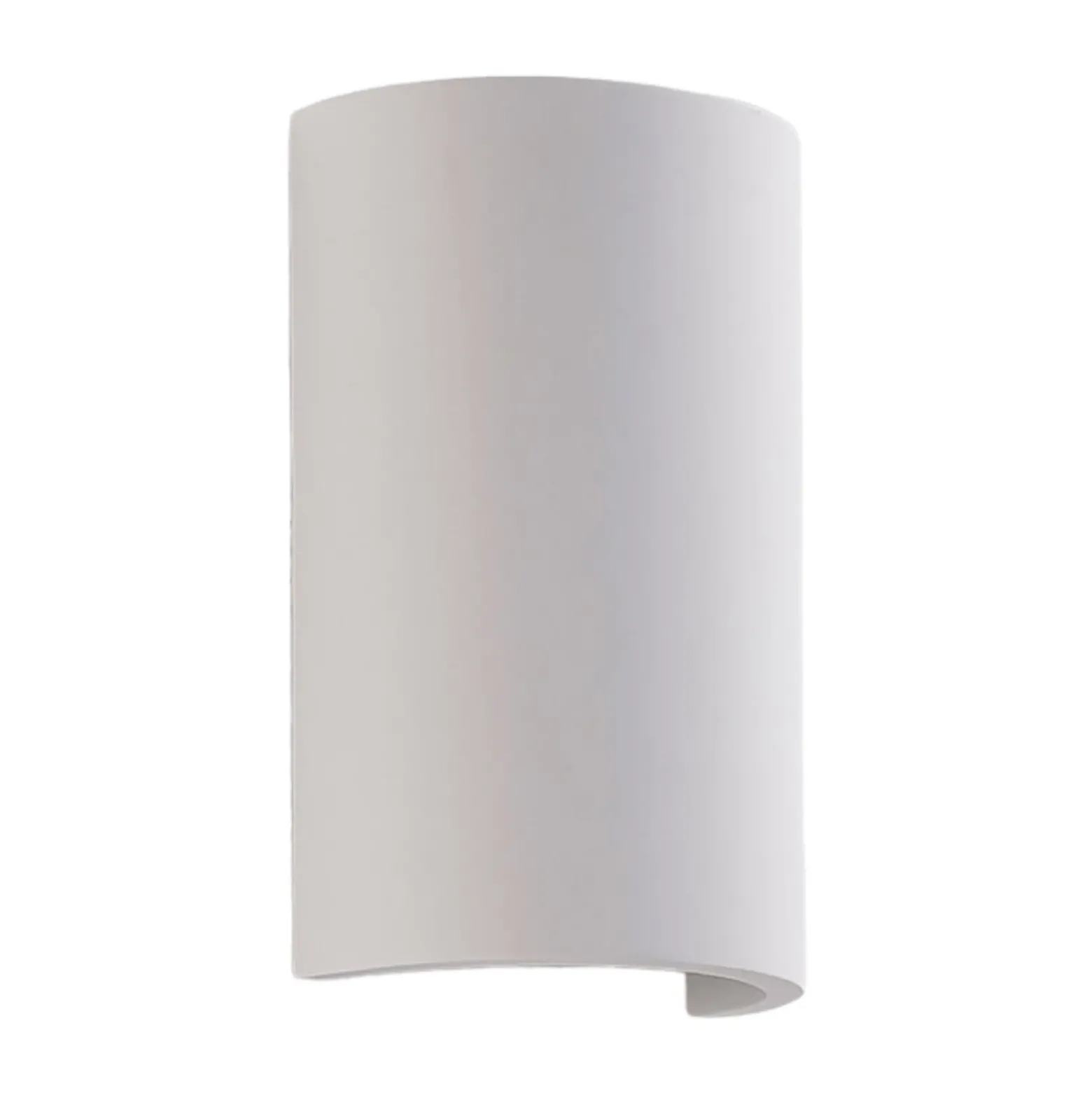 Aplique de pared LED Lindby Jenke, altura 16 cm, blanco, escayola