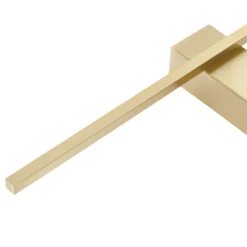Aplique de pared LED Lindby Natsumi, latón, aluminio, 90 cm