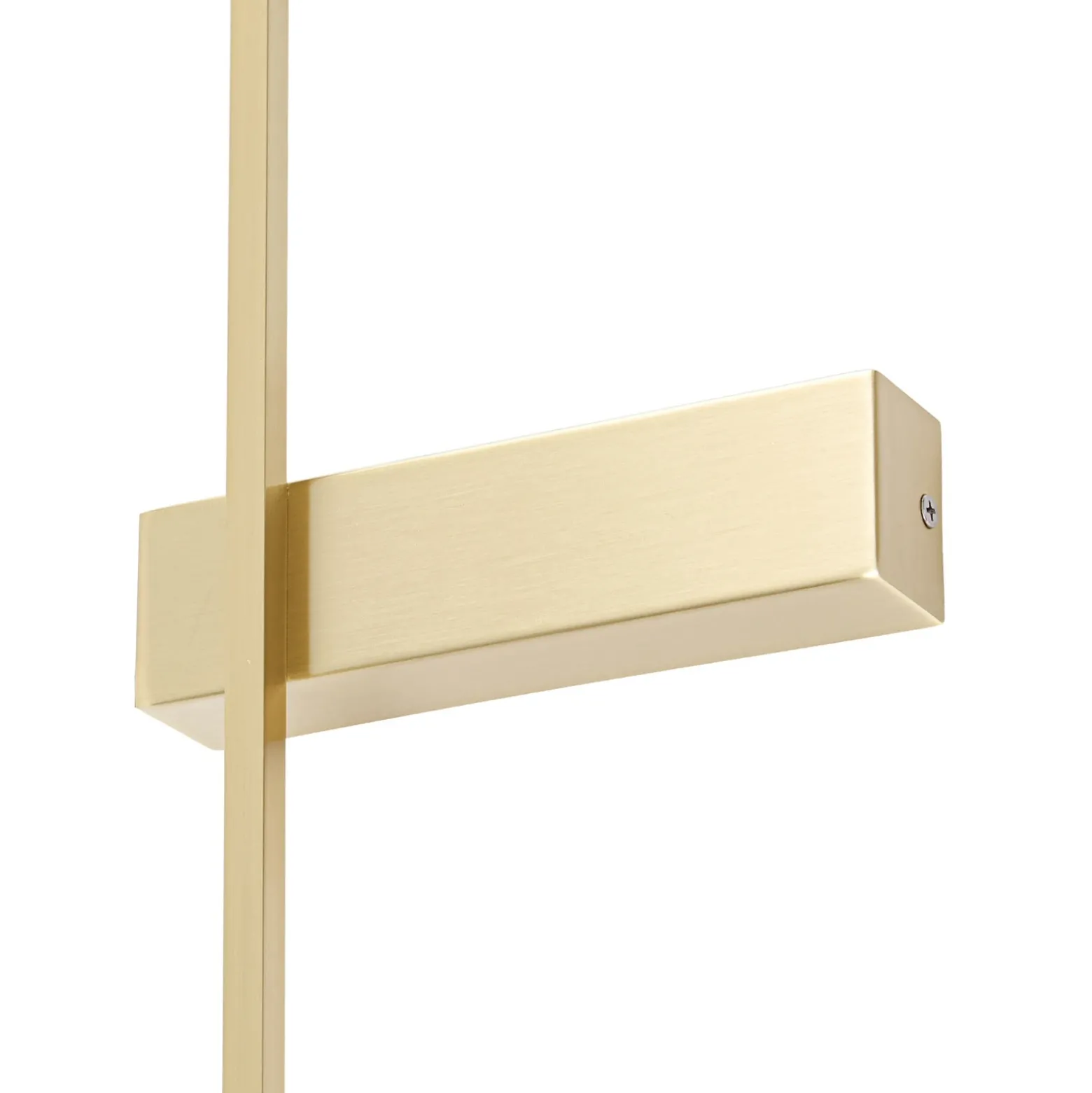 Aplique de pared LED Lindby Natsumi, latón, aluminio, 90 cm