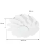 Aplique de pared LED Lucande «Bloem», Ø 40 cm, blanco, atenuable en 3 niveles