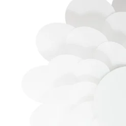 Aplique de pared LED Lucande «Bloem», Ø 40 cm, blanco, atenuable en 3 niveles