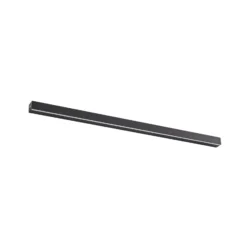 Aplique de pared LED Lucande Kinsley, 90 cm, negro, atenuable, CCT