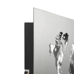 Aplique de pared LED Lucande World, antracita/plata, 60 cm x 30 cm