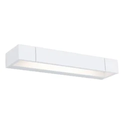 Aplique de pared LED Lucille de Paulmann, blanco, 40 cm, atenuable, IP44