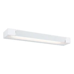 Aplique de pared LED Lucille de Paulmann, blanco, 60 cm, atenuable, IP44