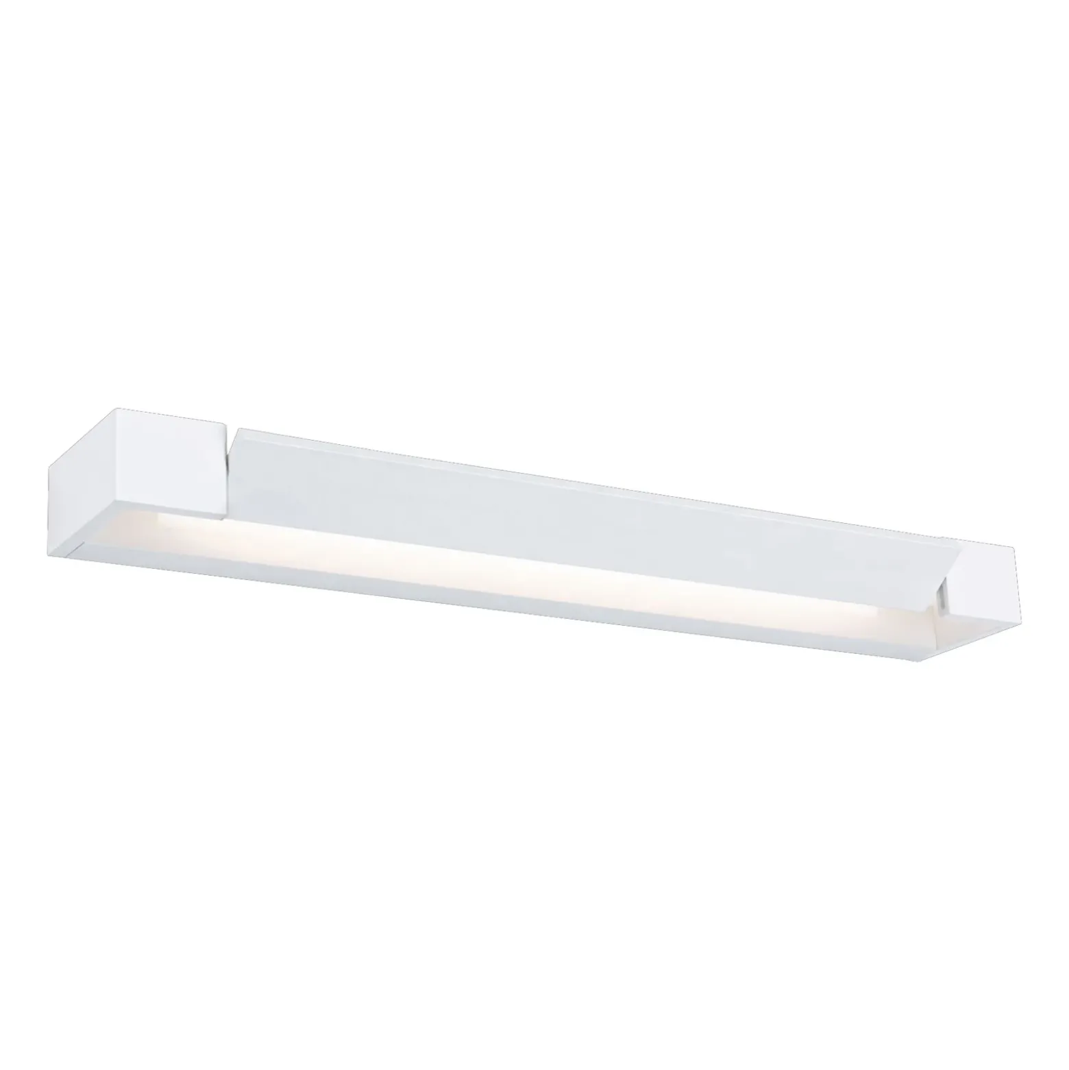 Aplique de pared LED Lucille de Paulmann, blanco, 60 cm, atenuable, IP44