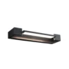 Aplique de pared LED Lucille de Paulmann, negro, 40 cm, IP44, atenuable