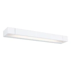 Aplique de pared LED Lucille de Paulmann, blanco, 60 cm, atenuable, IP44