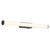 Aplique de pared LED Mattimo, ancho 60 cm, negro, interruptor