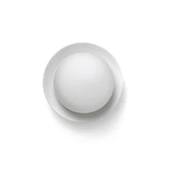 Aplique de pared LED May IP44, blanco