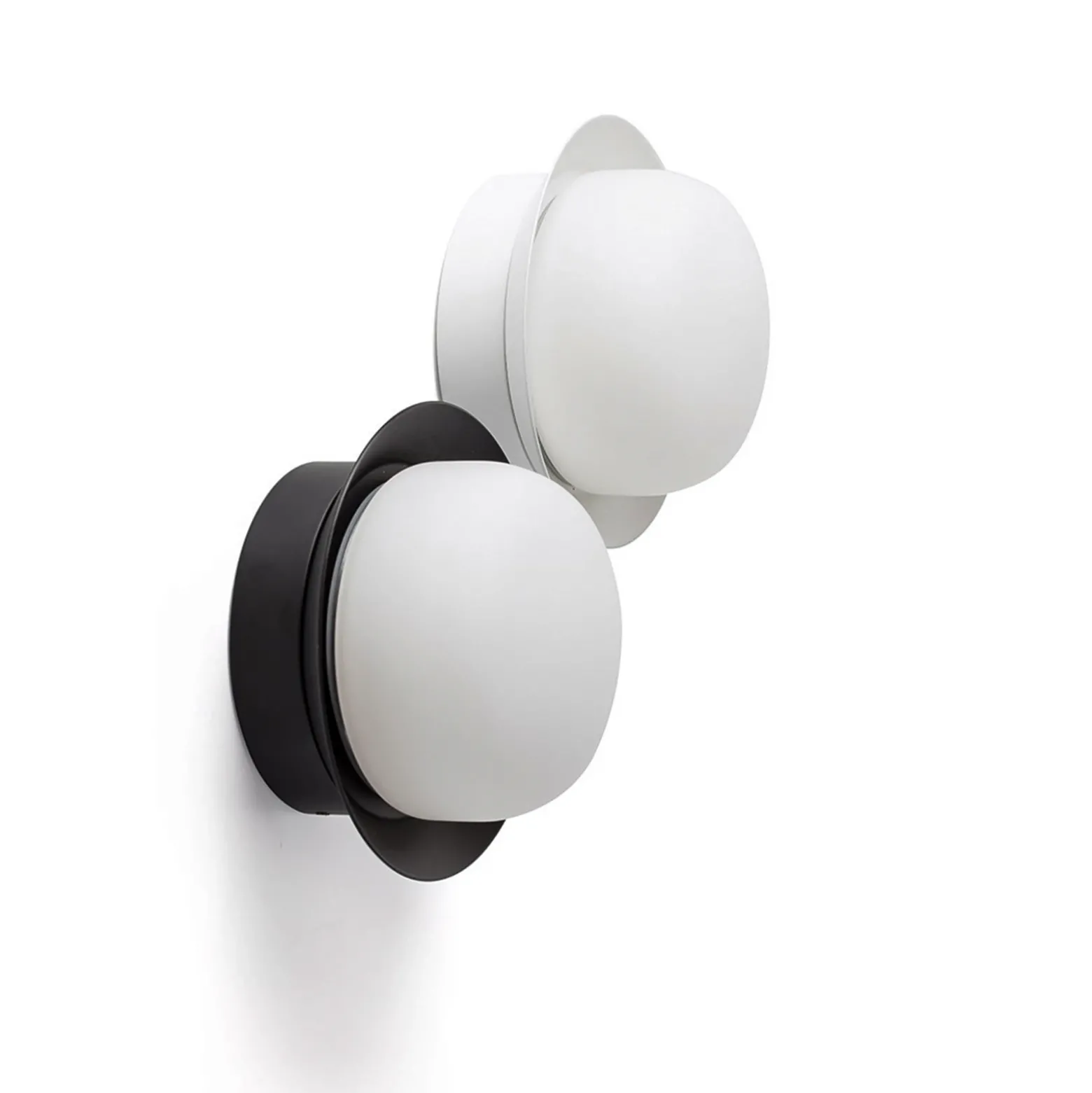 Aplique de pared LED May IP44, blanco