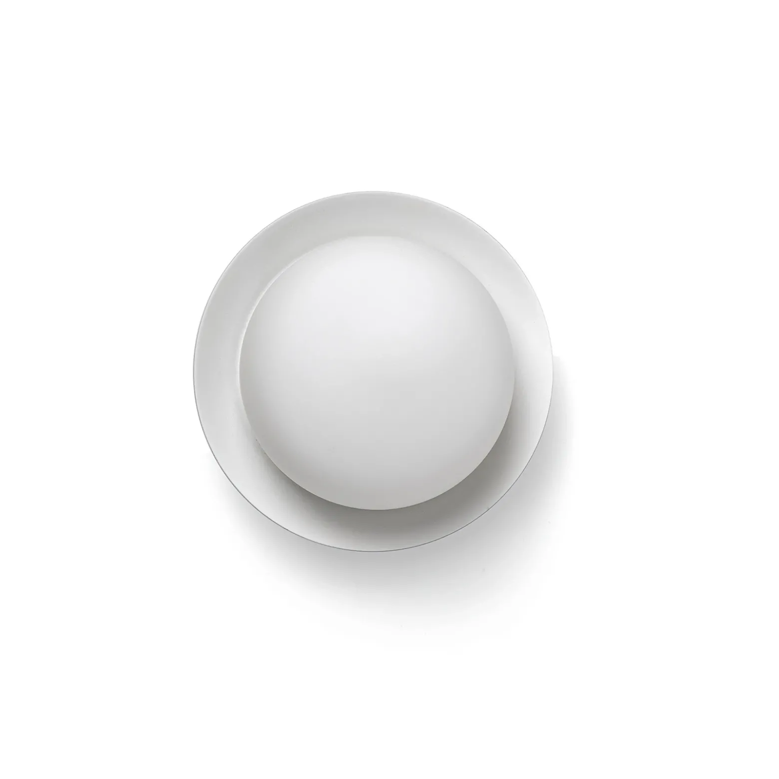Aplique de pared LED May IP44, blanco