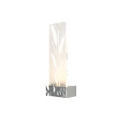 Aplique de pared LED Maytoni, cromado/transparente, altura 31 cm, cristal
