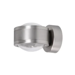 Aplique de pared LED Megatron Due Punto, titanio