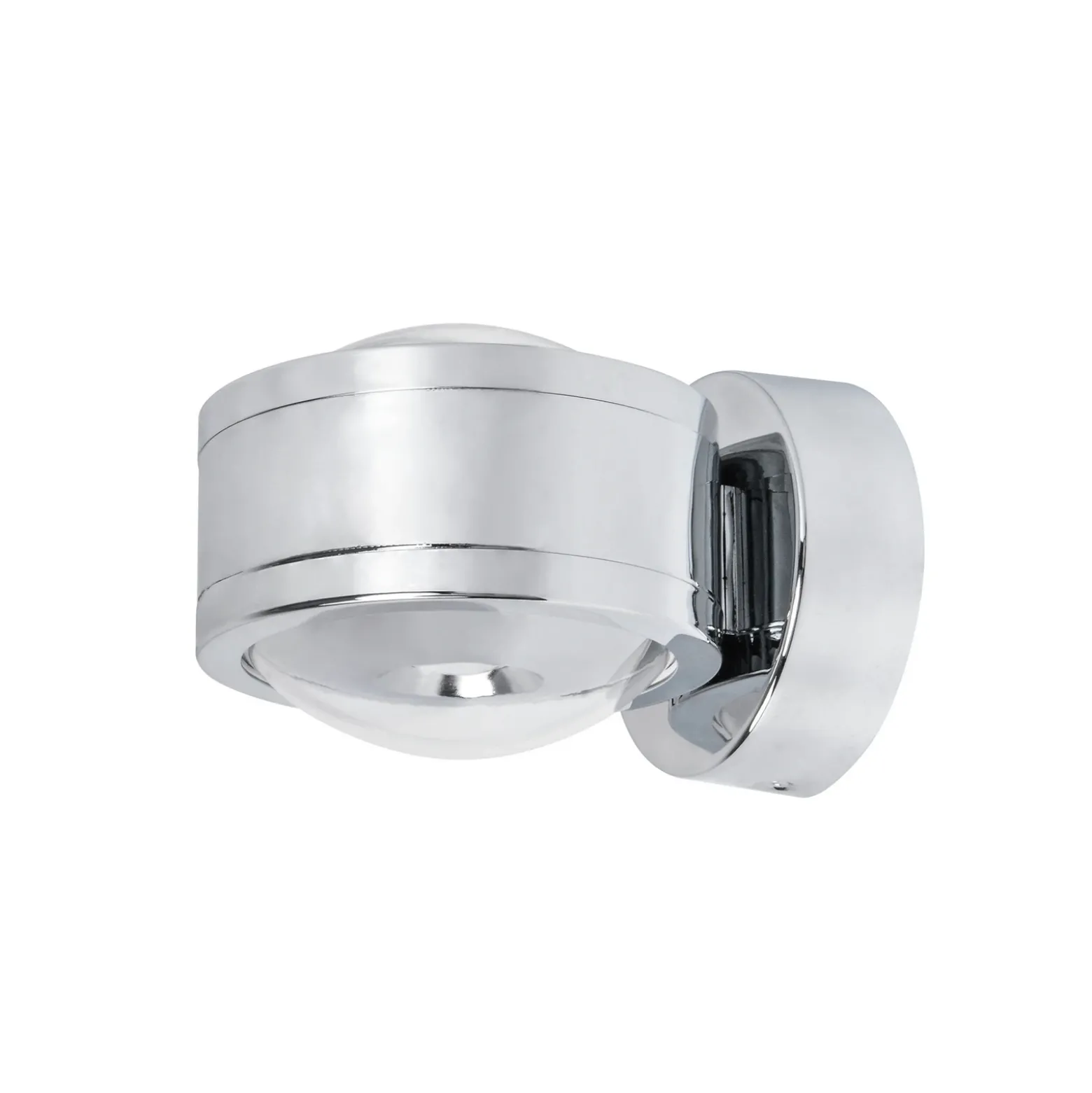 Aplique de pared LED Megatron Due Punto, cromado
