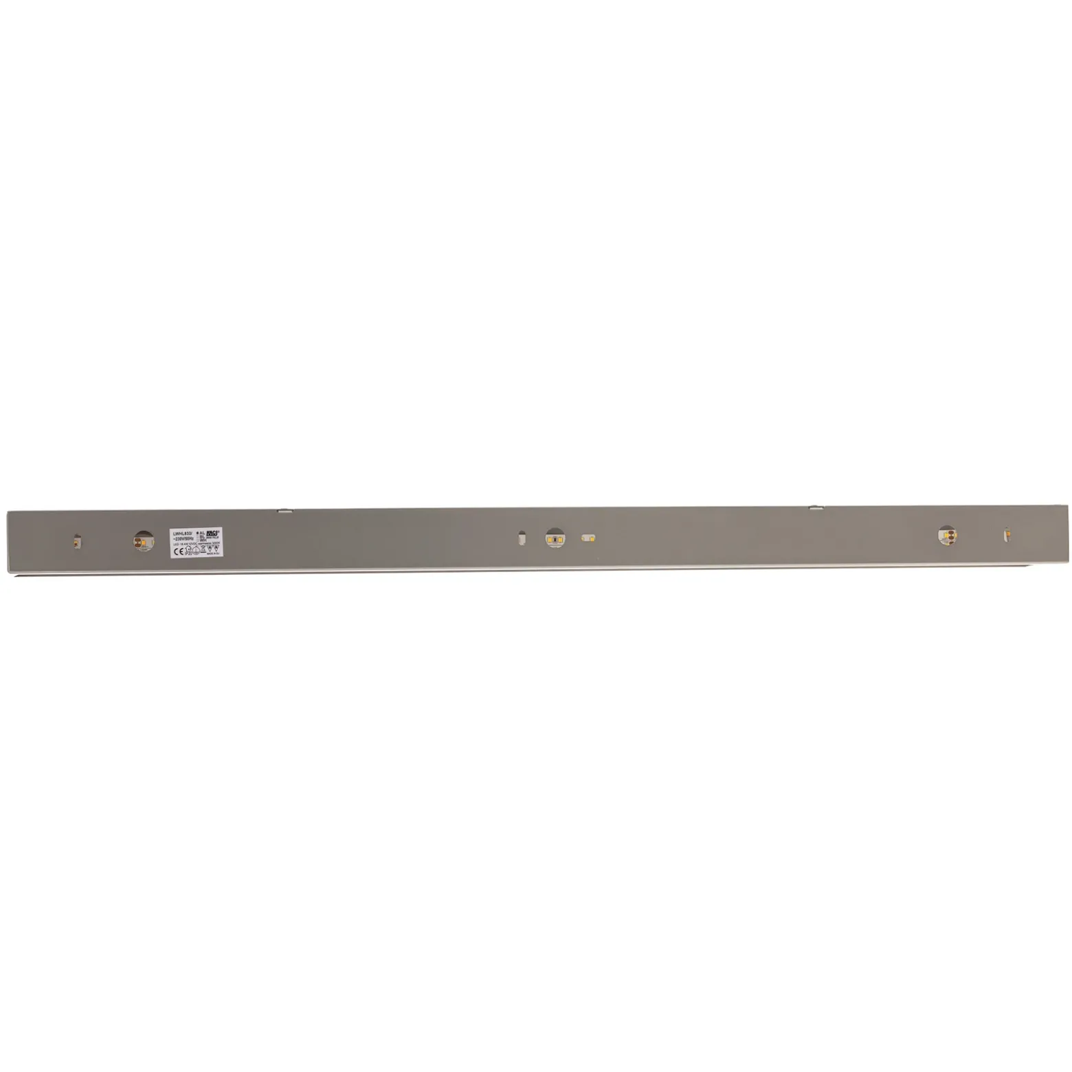 Aplique de pared LED Mera, anchura 80 cm, aluminio, 4.000K