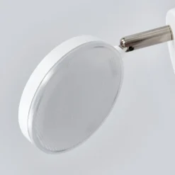 Aplique de pared LED Milow de Lindby, blanco, 9,6 cm de altura, interruptor
