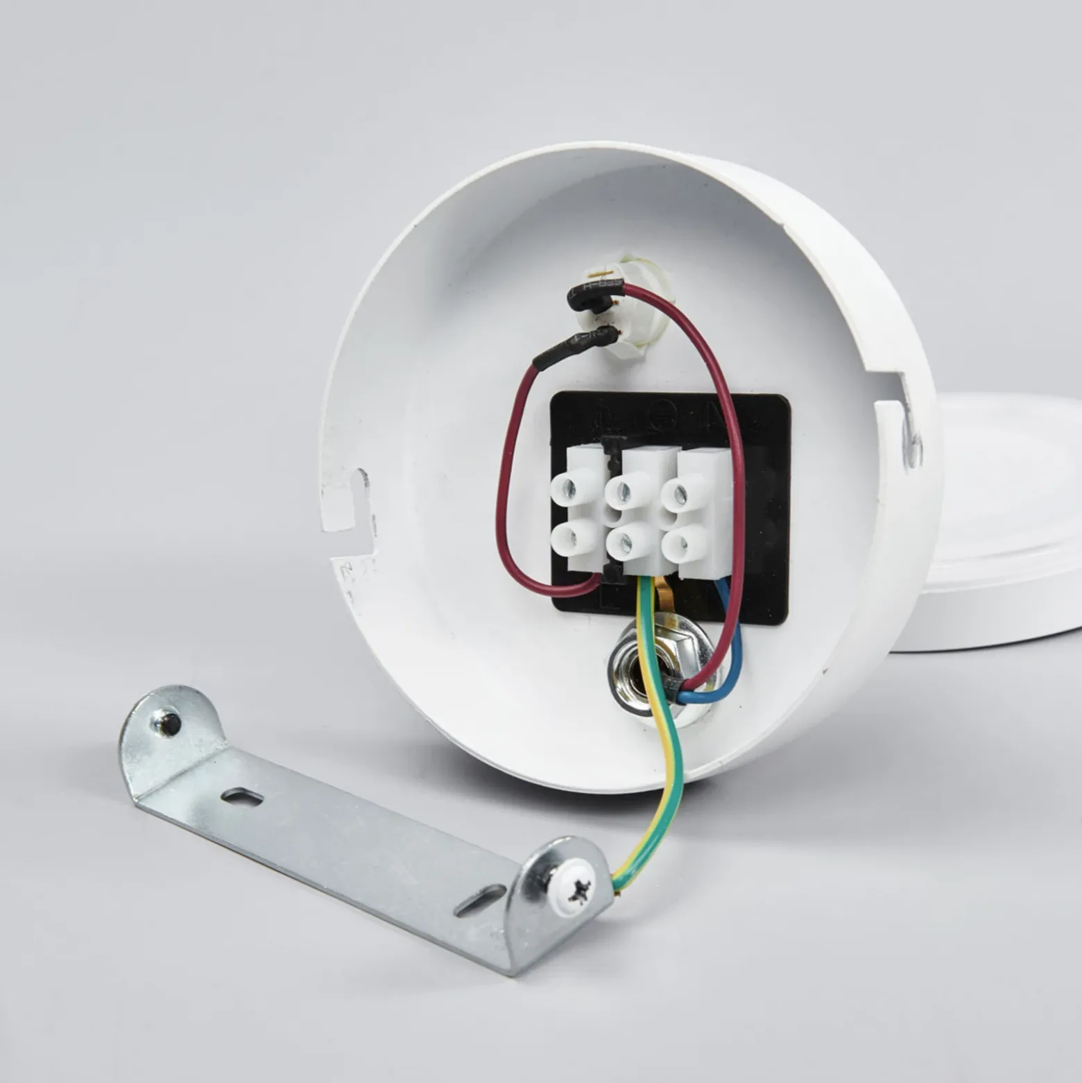 Aplique de pared LED Milow de Lindby, blanco, 9,6 cm de altura, interruptor